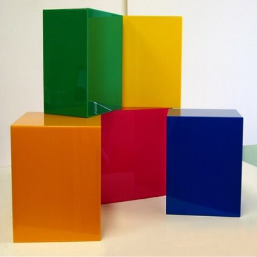 Кубы из цветного акрила - фото товара